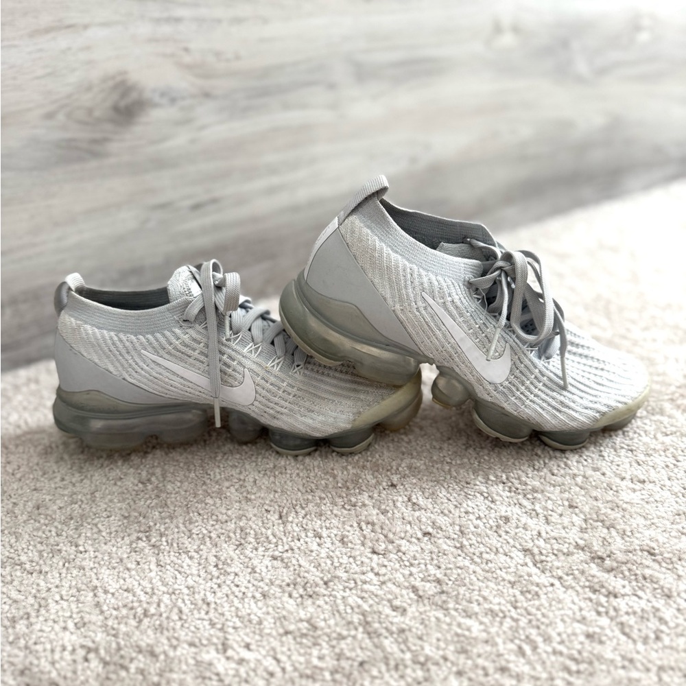 Nike Light Gray VaporMax Sneakers